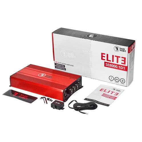 Bass Habit SPL Elite SE8000.1D1 versterker 8000 watts RMS