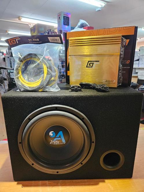 Bassface set 500watt rms met monoblok