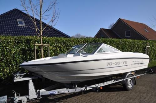  Bayliner 175 speedboot incl gekeurde trailer