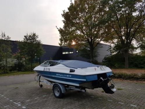 Bayliner 1850 capri. 135 pk blauwwit