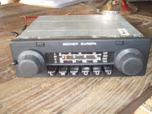 becker europa autoradio