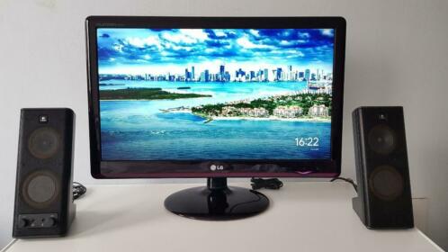 Beeldscherm Monitor, LG Flatron 23 inch, LED, Full HD, HDMI