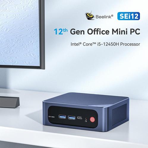 Beelink SEi 12 Mini PC SystemIntel Core i5-12450H(4.4GHz)