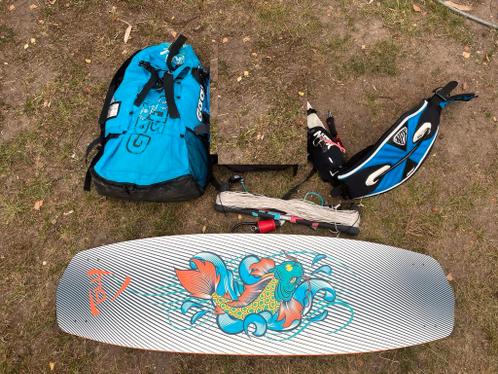 Beginner Kitesurf Set Kite Kiteboard 10m Bar Trapeze M