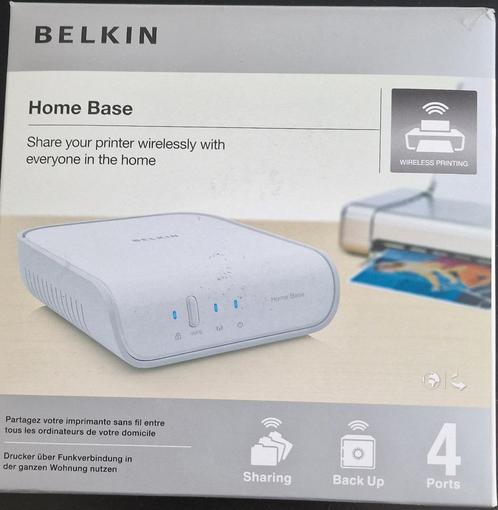 Belkin Home Base (Deel je printer of HD via je netwerk)