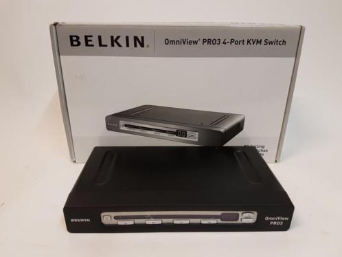 Belkin Pro3 4-Port KVM Switch  ZGAN in Doos 304