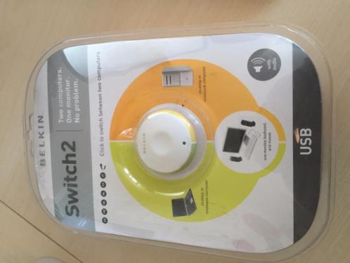 Belkin Switch2  Click to Switch between 2 computers NIEUW