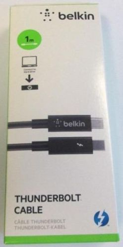 Belkin thunderbolt to thunderbolt kabel 1 meter