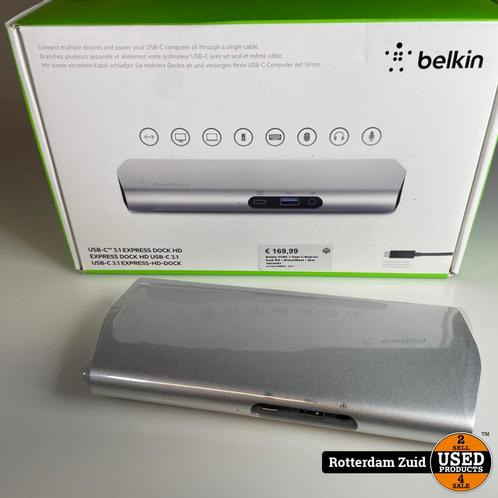 Belkin USB3.1 Type C Express Dock HD  NieuwStaat  Met Gara