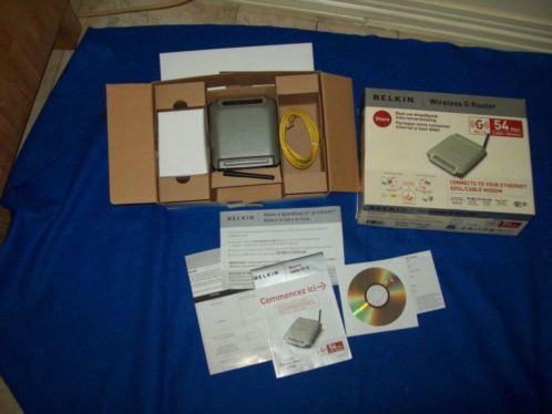 Belkin Wireless G router nieuw nostalgie