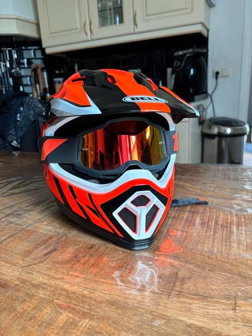 Bell MX-9 Dash MIPS Motocross Helm  100 crossbril
