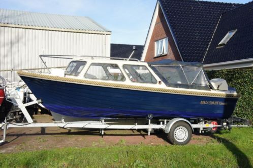 Bella 530 ht yamaha 15 pk 4 takt met trim vaarklaar