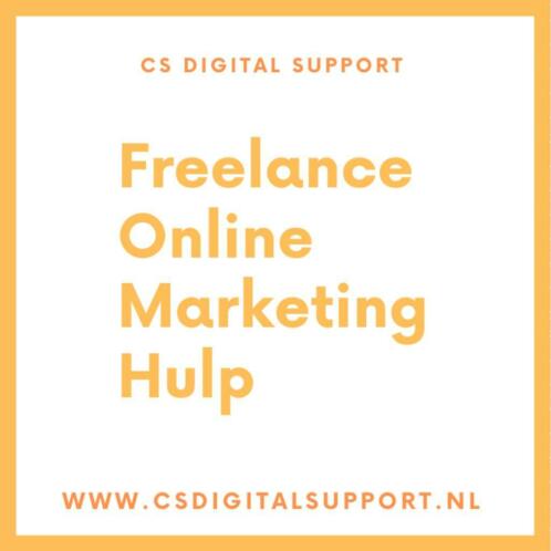 Beschikbaar Freelance Online Marketing hulp