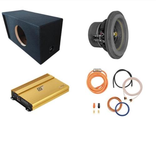 Beschrijving  Deze set bestaat uit  Subwoofer 25 cm IndyEV