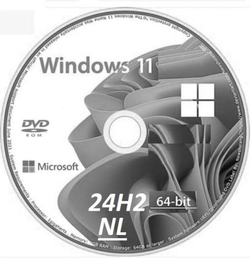 Besturingssoftware  Windows 11 24H2 (2024 Versie) DVD-ROM