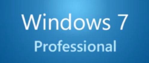 Besturingssoftware  Windows 7 Professional. 64x of 32x Bits