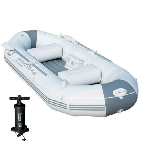 Bestway Marine Pro opblaasboot met handpomp en roeispanen 29