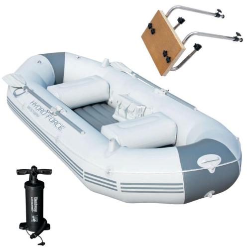 Bestway Marine Pro opblaasboot met motorbeugel