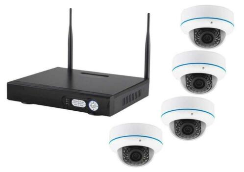Bewaking Beveiligingscamera set NVR 1080p - 4 Dome 1080p IP