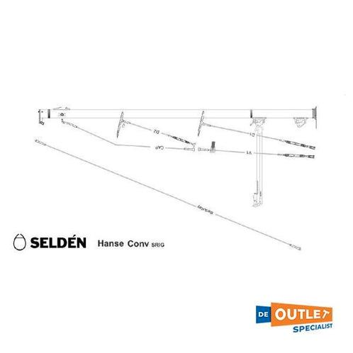 Bieden Selden conventional rigging for Hanse