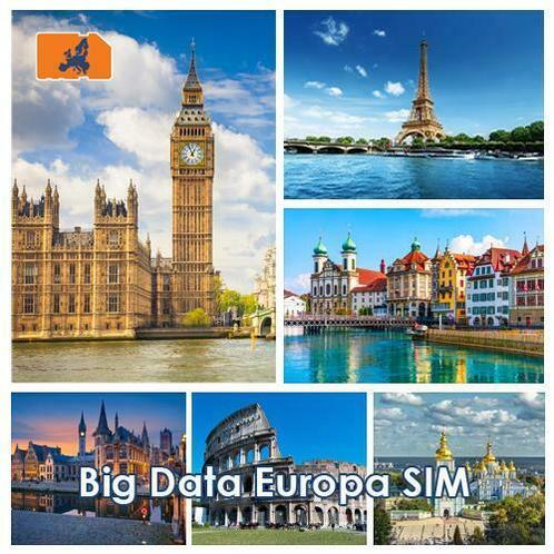 Big Data Europa SIM  (zonder tegoed)