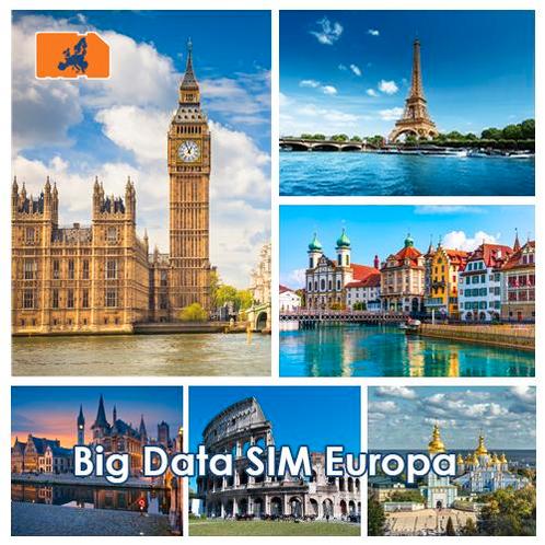 Big Data SIM Europa (zonder tegoed)