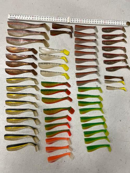 Big Hammer shads diverse kleuren en maten