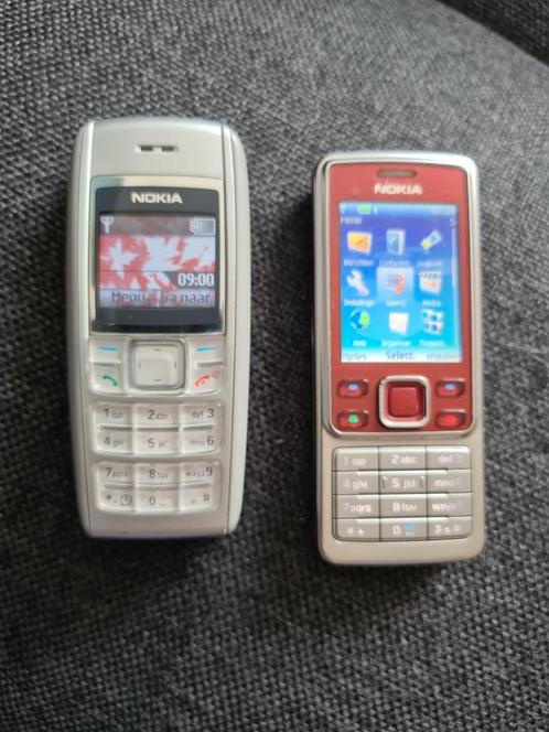 Bijna gratis 2x goed werkende Nokia telefoons,Beide 20