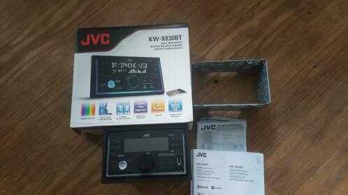 Bijna nieuwe JVC KW-X830BT 50W Bluetooth Zwart autoradio