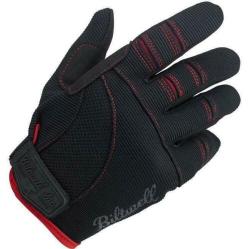Biltwell Moto Handschoenen - Zwart  Rood