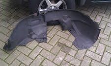 Binnenspatscherm Freelander Wielbekleding links