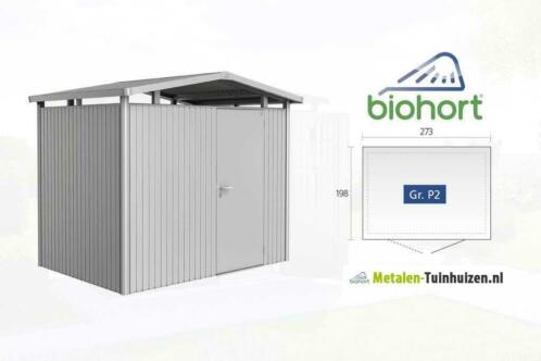 Biohort metalen tuinhuizen P1, P2, P3 P4 en P5