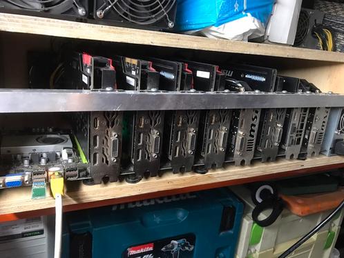 Bitcoin miner 8 x 1060 msi karten