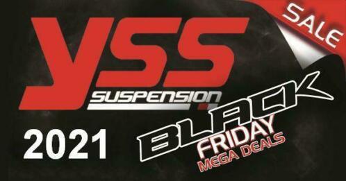 Black Friday op YSS suspension Schokbrekers mono en twin