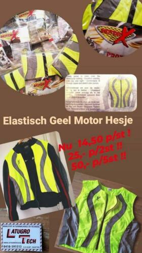 BLACK FRIDAY WEEK AKTIE Motorhesjes MotorX Geel Elastisch
