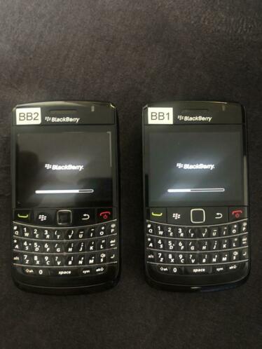 Blackberry Bold 9780 2x met 1 originele oplader 35 p.s.