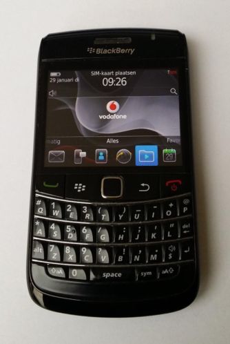 Blackberry Bold 9780 met 2GB Micro SD kaart,hoesje en CD-rom