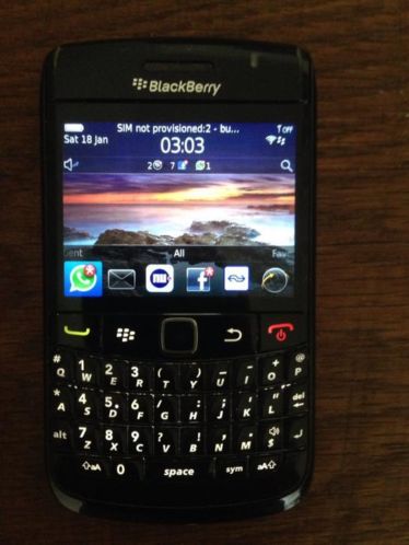 Blackberry Bold 9780 met extra batterij
