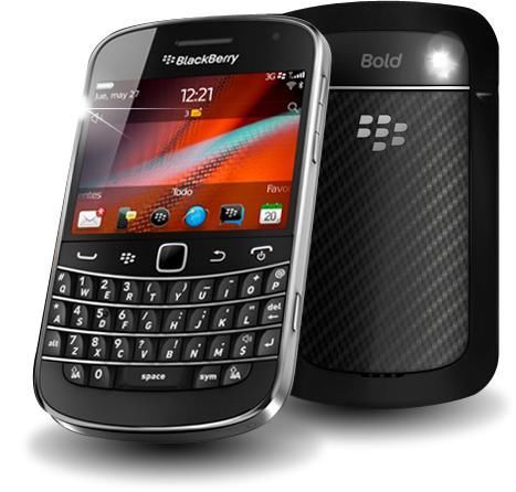 Blackberry bold 9900 zwart met oplader