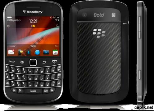 Blackberry Bold Touch 9900 zwart, als nieuw, simlockvrij
