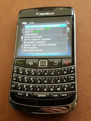Blackberry bold  wifi en bluetooth