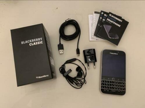 BlackBerry Classic z.g.a.n. incl. doos amp accessoires