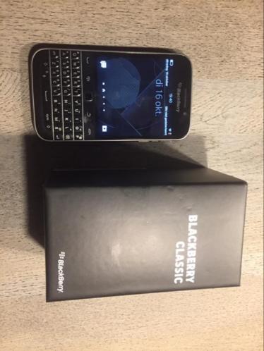Blackberry Classic zwart inclusief doos en boekjes