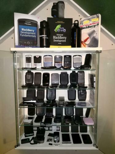 Blackberry collectie geschiedenis bestaande uit alle bb