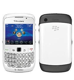 Blackberry curve 8520 white , wit, Qwerty toetsenbord, bt