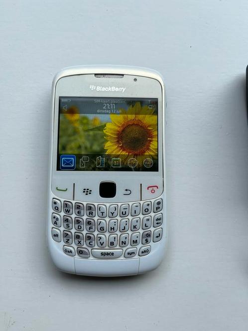 Blackberry Curve mooie witte werkende telefoon