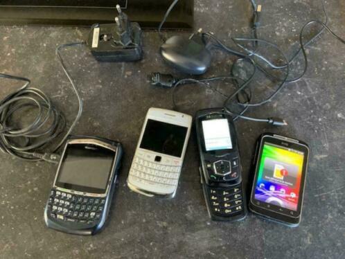 blackberry en Samsung en Htc