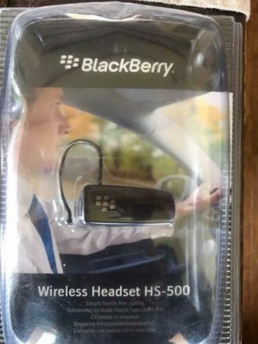 BlackBerry headset.