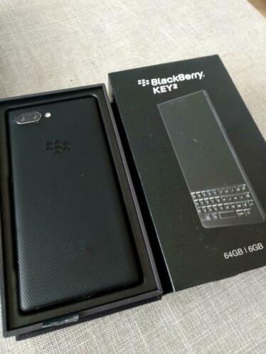 Blackberry Key 2, in nieuwstaat (zwart)