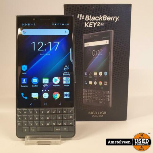BlackBerry KEY2 LE Dual Sim 64GB Gray  Nette Staat